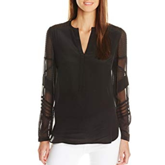 Nanette Lepore Tops - 🎃 Nanette Lepore Women's Trail Me Silk Patchwork